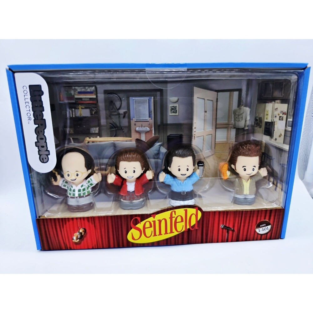 Fisher-Price Little People Collector Seinfeld 4 Figure Set HCC40 NEW